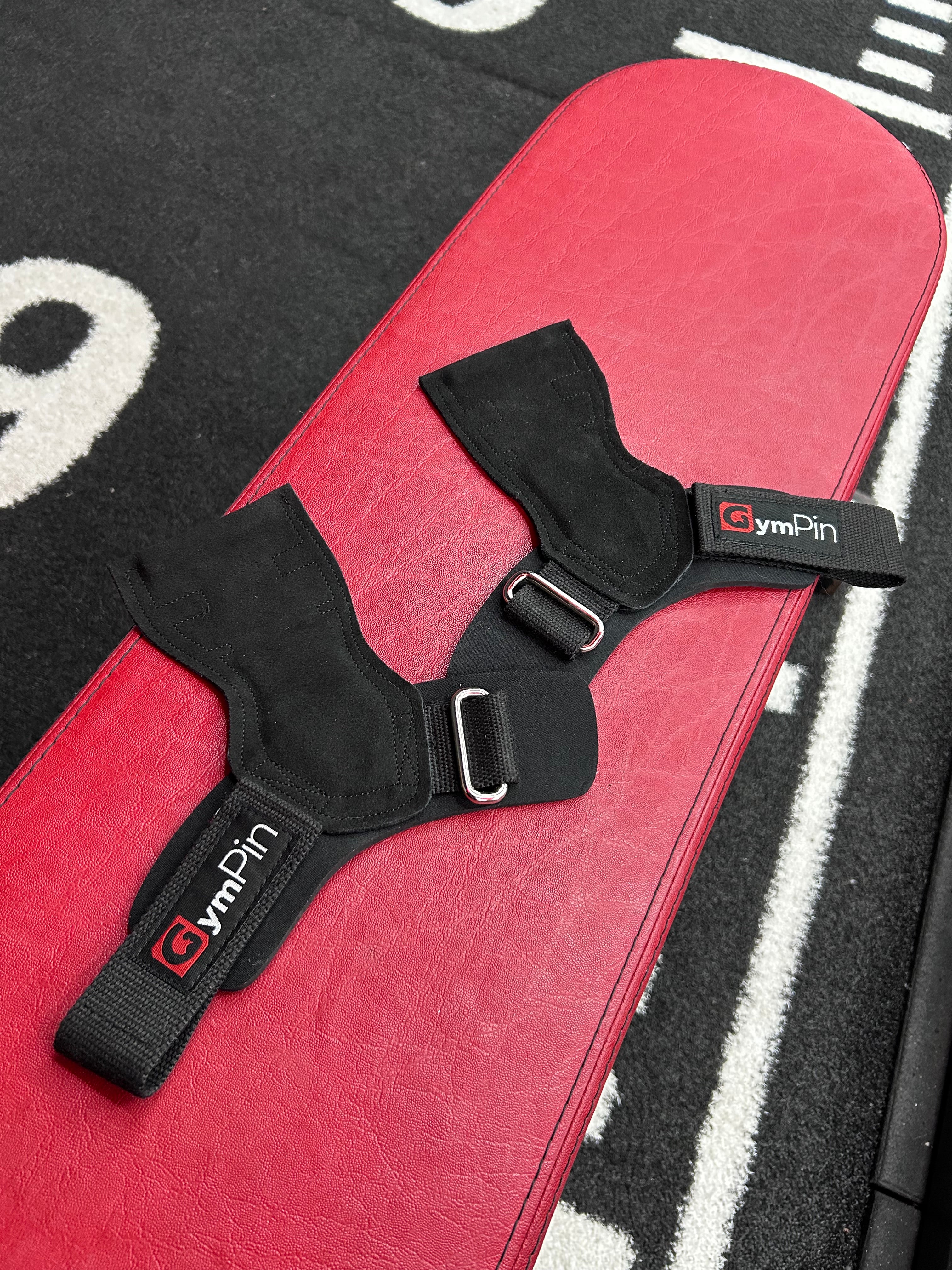 GymPin Leather Wrist Grips - Image 2