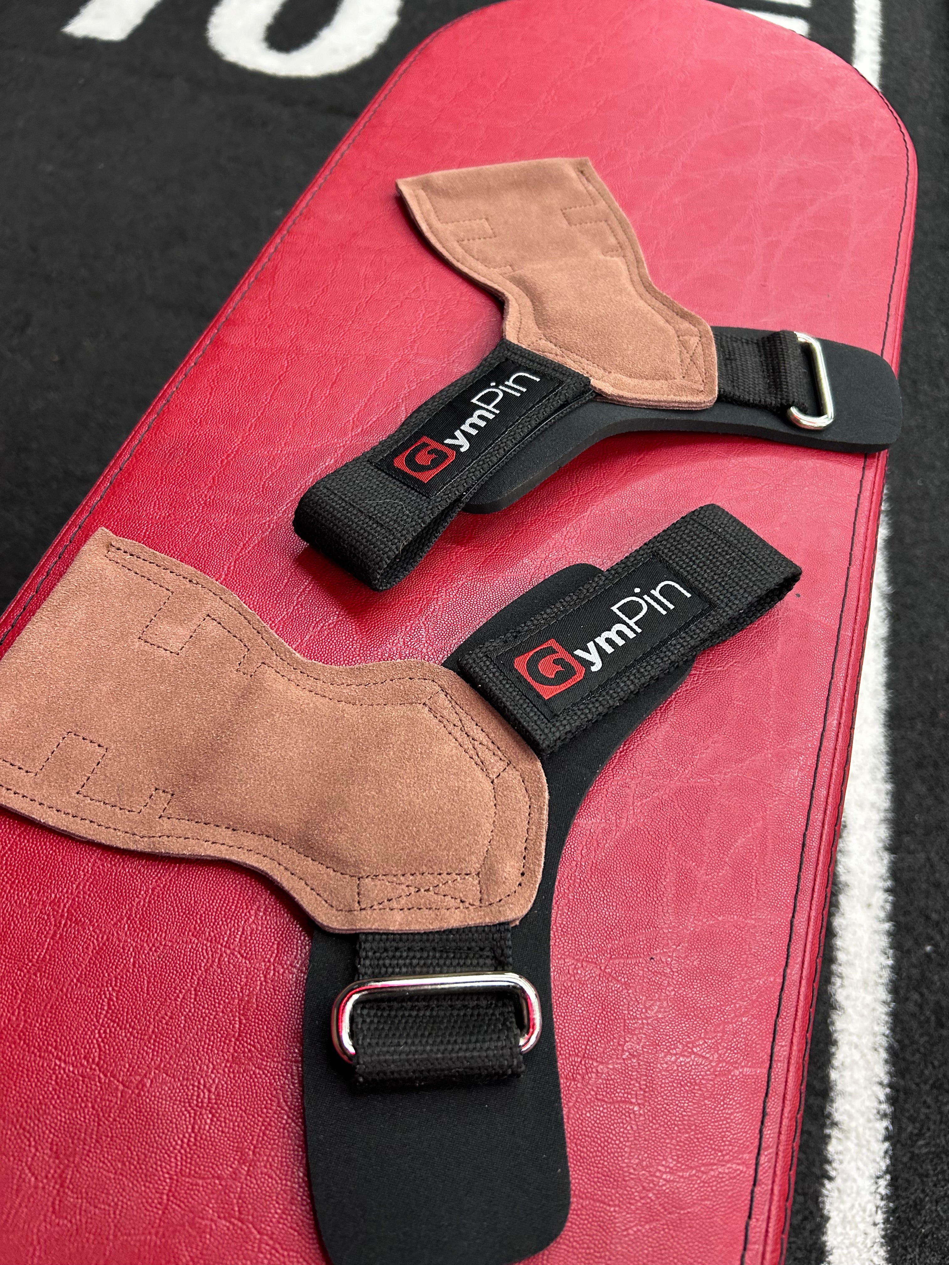 GymPin Leather Wrist Grips - Image 3
