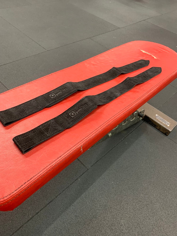 GymPin Padded Leather Weight Lifting Straps - Image 18
