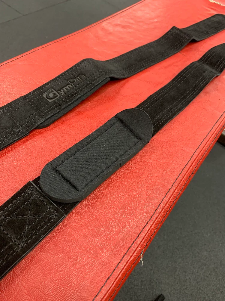 GymPin Padded Leather Weight Lifting Straps - Image 19