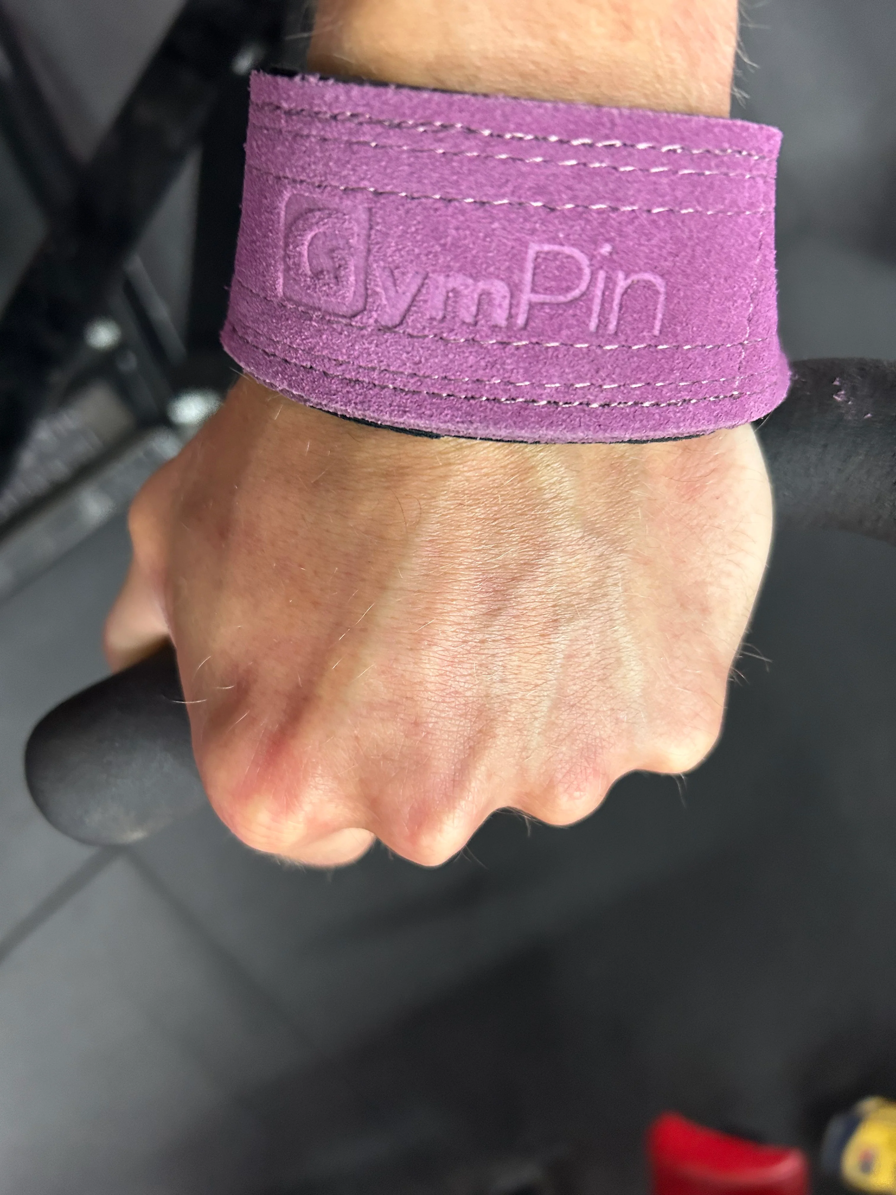 GymPin Padded Leather Weight Lifting Straps - Image 22