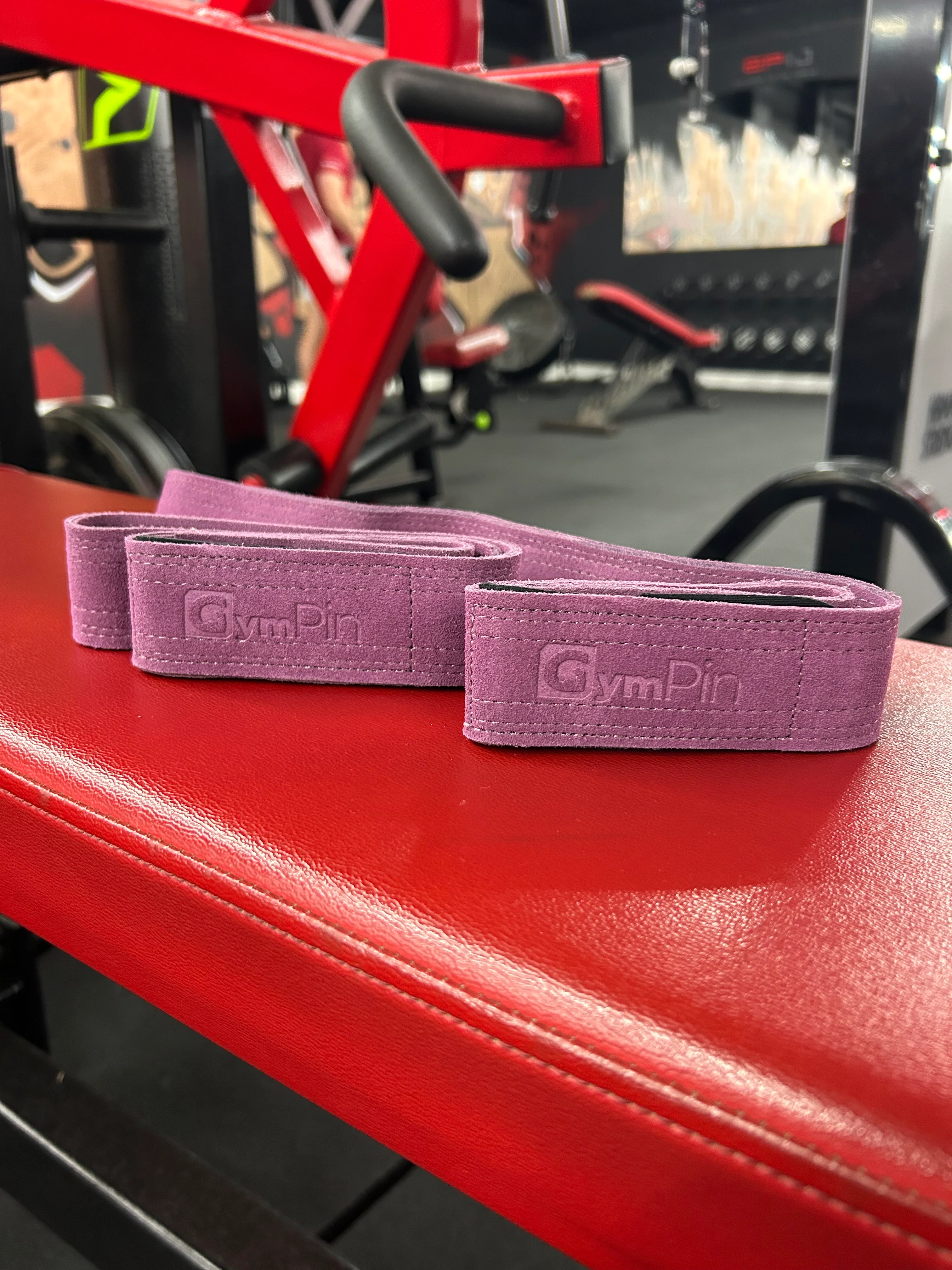 GymPin Padded Leather Weight Lifting Straps - Image 23