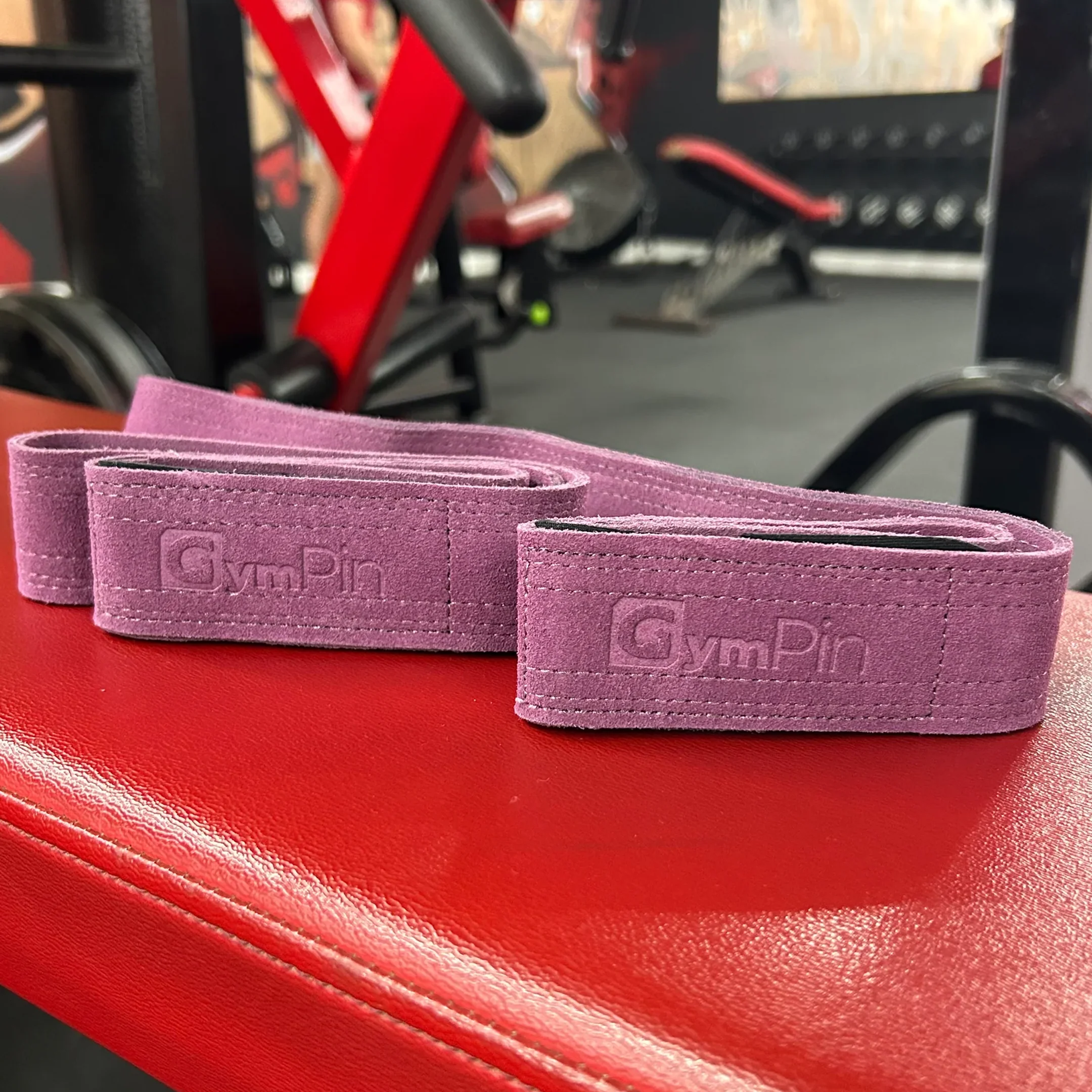 GymPin Padded Leather Weight Lifting Straps - Image 29