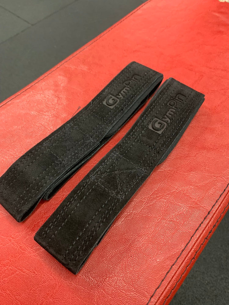 GymPin Padded Leather Weight Lifting Straps - Image 9