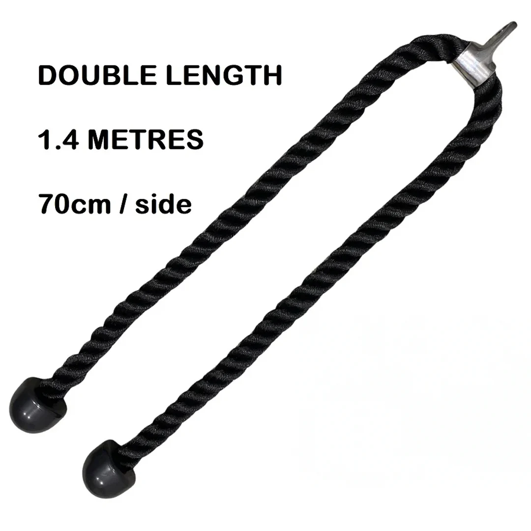GymPin Double Length ROPES | Tricep 1.4m LONG ROPES - Image 4